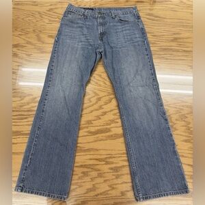 Tommy Hilfiger Bootcut Vintage Wash Faded Denim Relaxed Fit Jeans Men's 34 x 32